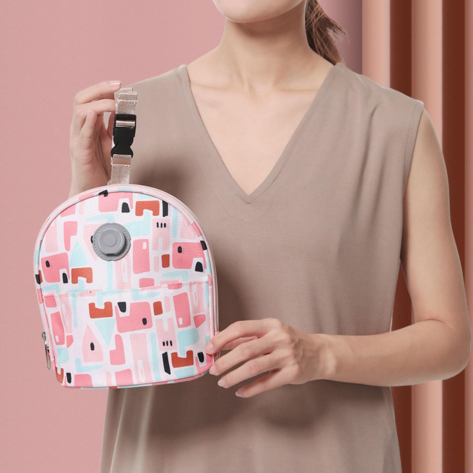 Bolsa Aislante para Biberones de Leche, Bolsa Portátil para Calentar Biberones con 3 Controles de Temperatura, Adecuada para Biberones de 240 Ml, Ideal para Recién Nacidos,