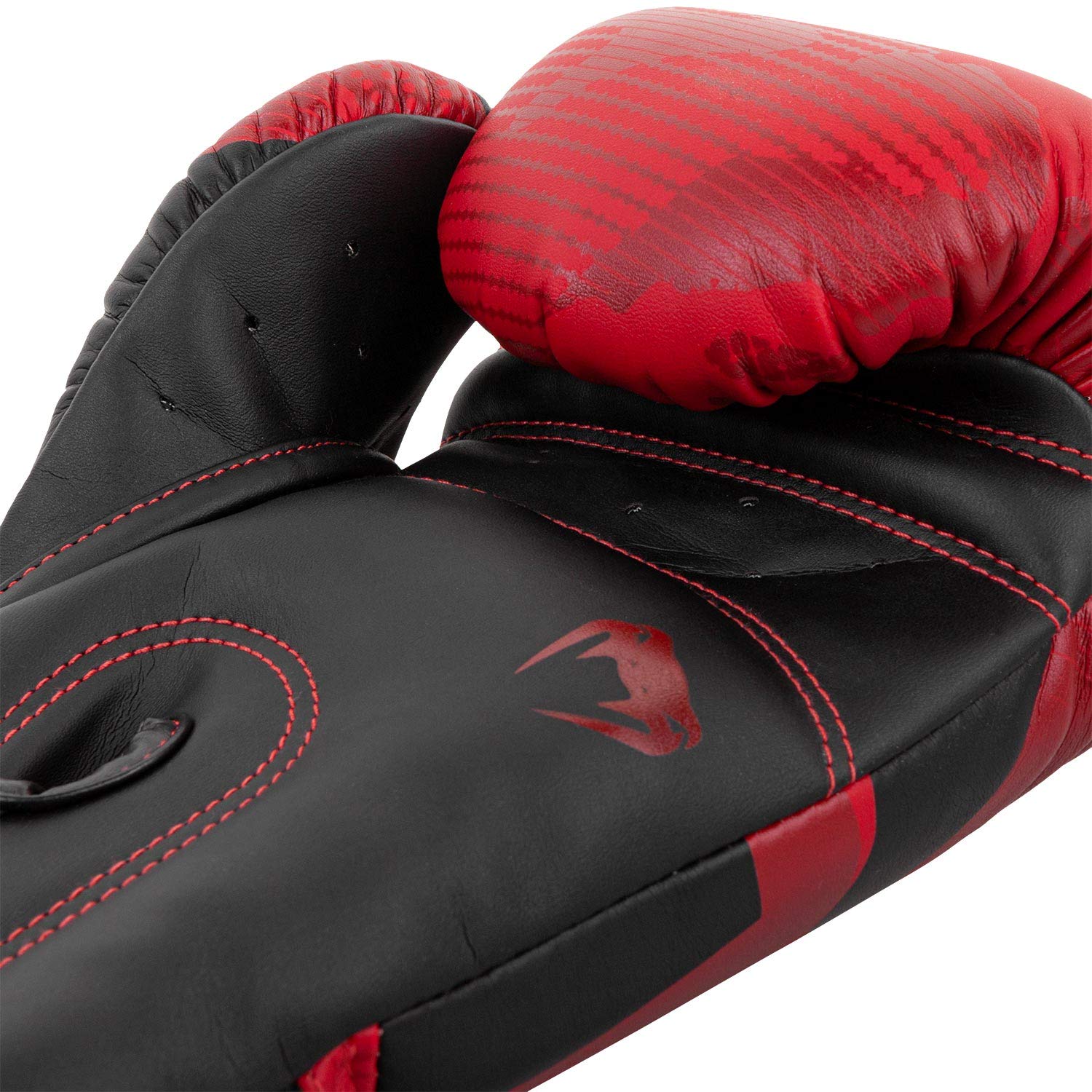 Guantes de Boxeo Venum Camuflaje Rojo Elite 12 Onzas para Adultos Unisex