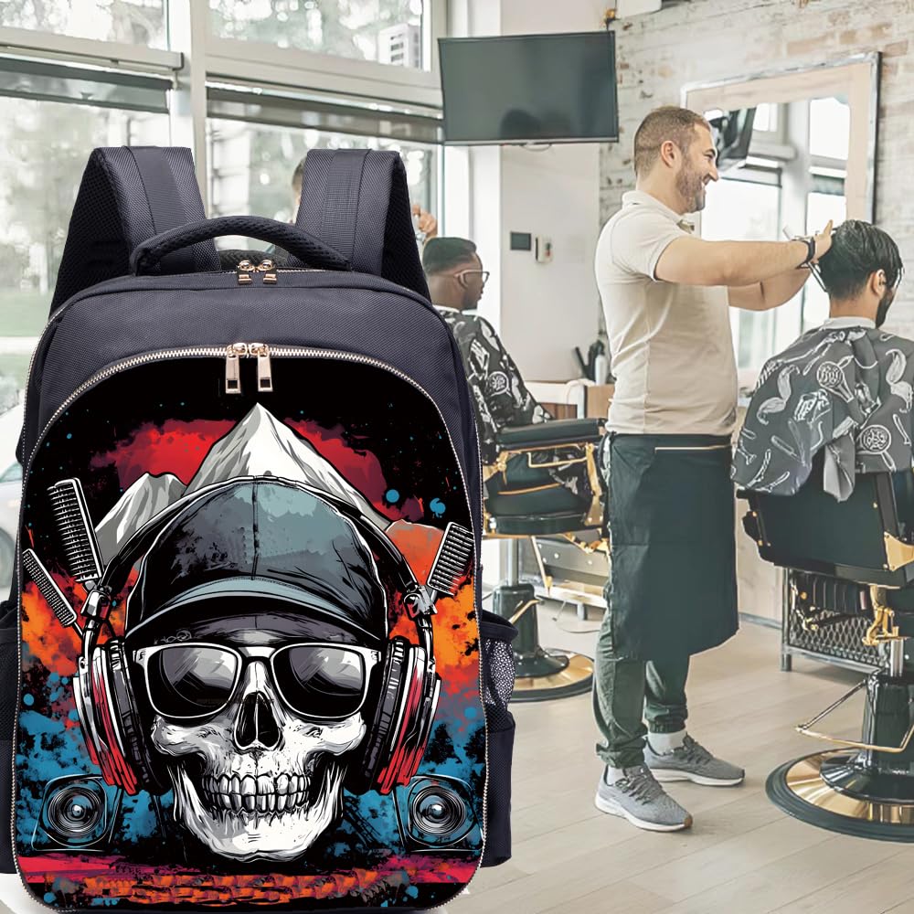 Bolsas grandes para peluqueros y suministros de maquillaje, mochila organizadora para peluqueros, bolsa de herramientas de viaje para hombres