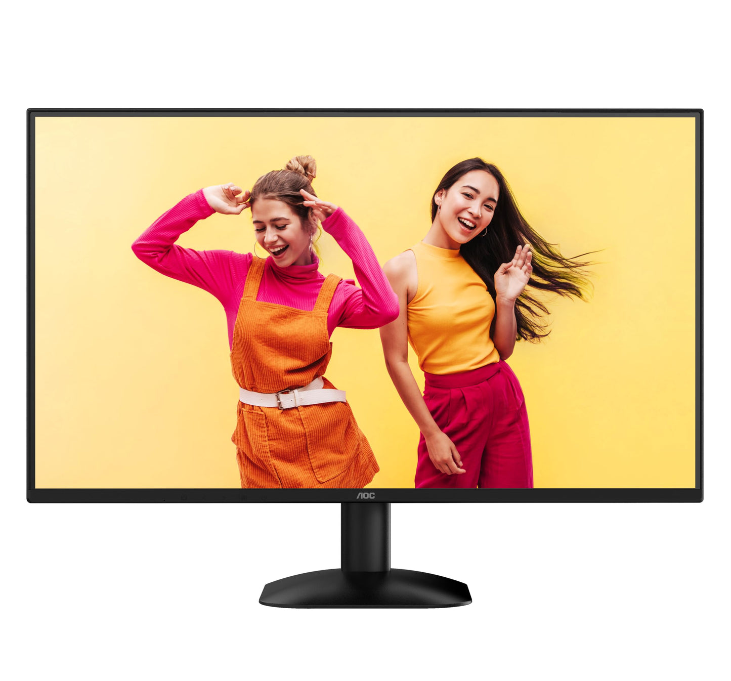 Monitor AOC 27B35H3 de 27", IPS, Full HD, 120Hz, 1ms, Adaptive Sync, HDR, VESA, VGA/HDMI, Bajo Consumo, Sin Parpadeo, Luz Azul Baja, Inclinación Ajustable