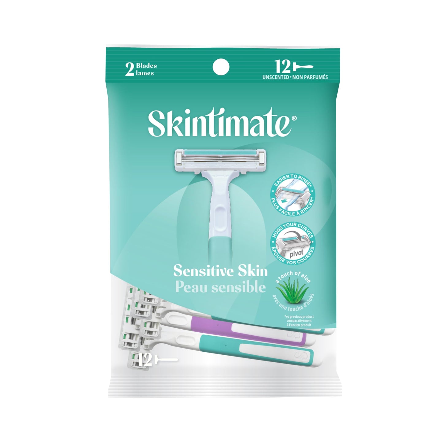 ® Maquinilla de afeitar desechable de doble hoja Sensitive (12 uds.)