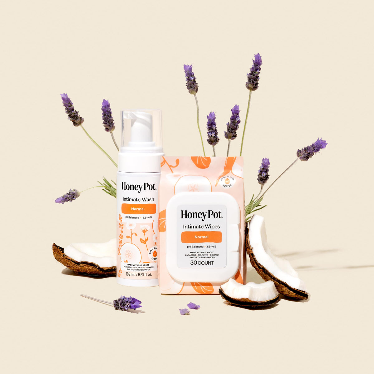 The Honey Pot Company - Feminine Wash - Herbal Infused Feminine Hygine Wash for Sensitive Skin Types - PH Balanced Plant Based Wash Free from Parabens and Sulfates - Normal - 5.51 Fluid Oz.