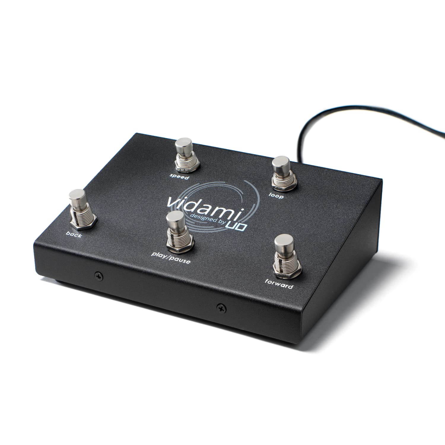 Pedal Vidami YouTube Azul para Control de Videos en Línea para Músicos