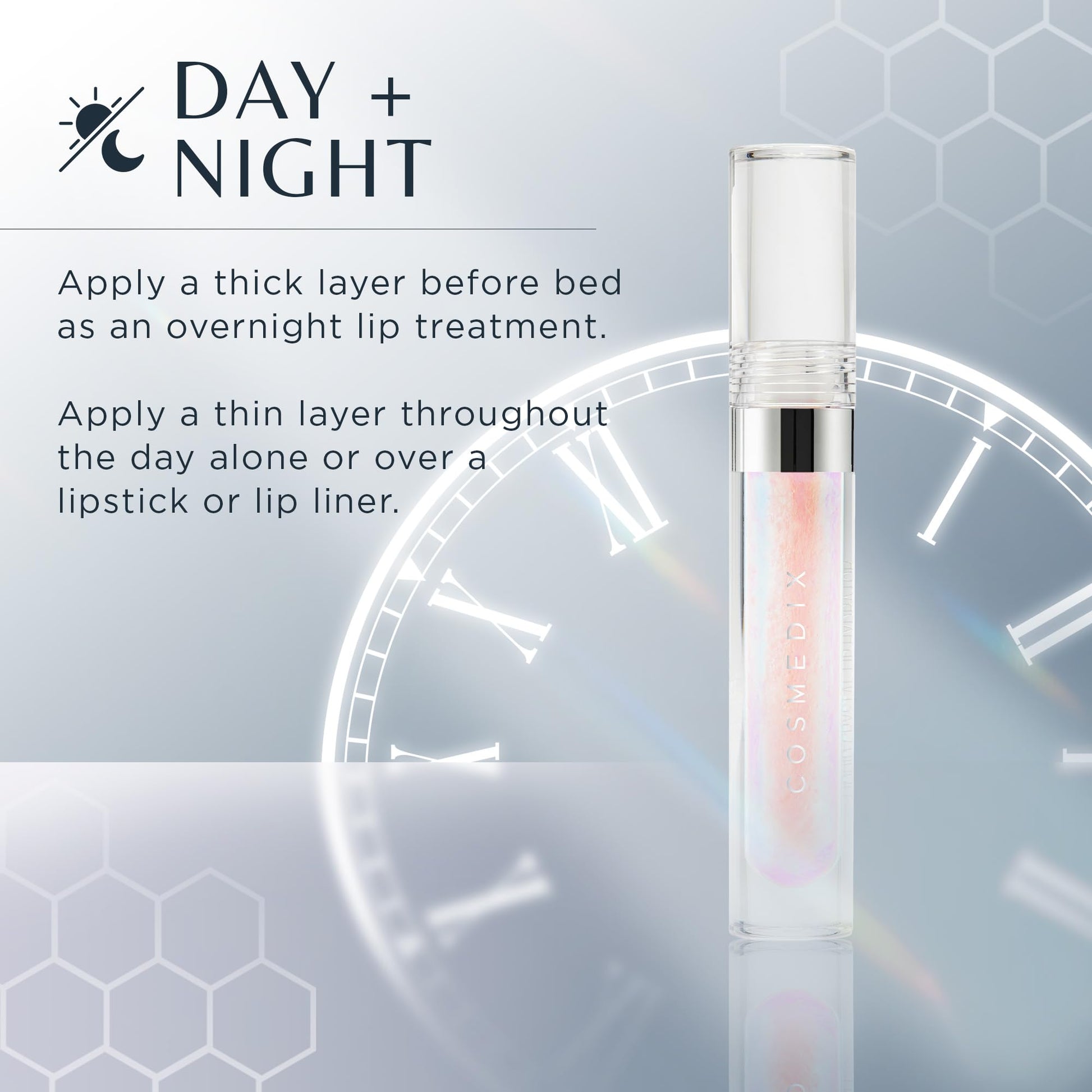 COSMEDIX Lumi Crystal Liquid Crystal Lip Hydrator, .14 Fl. Oz.