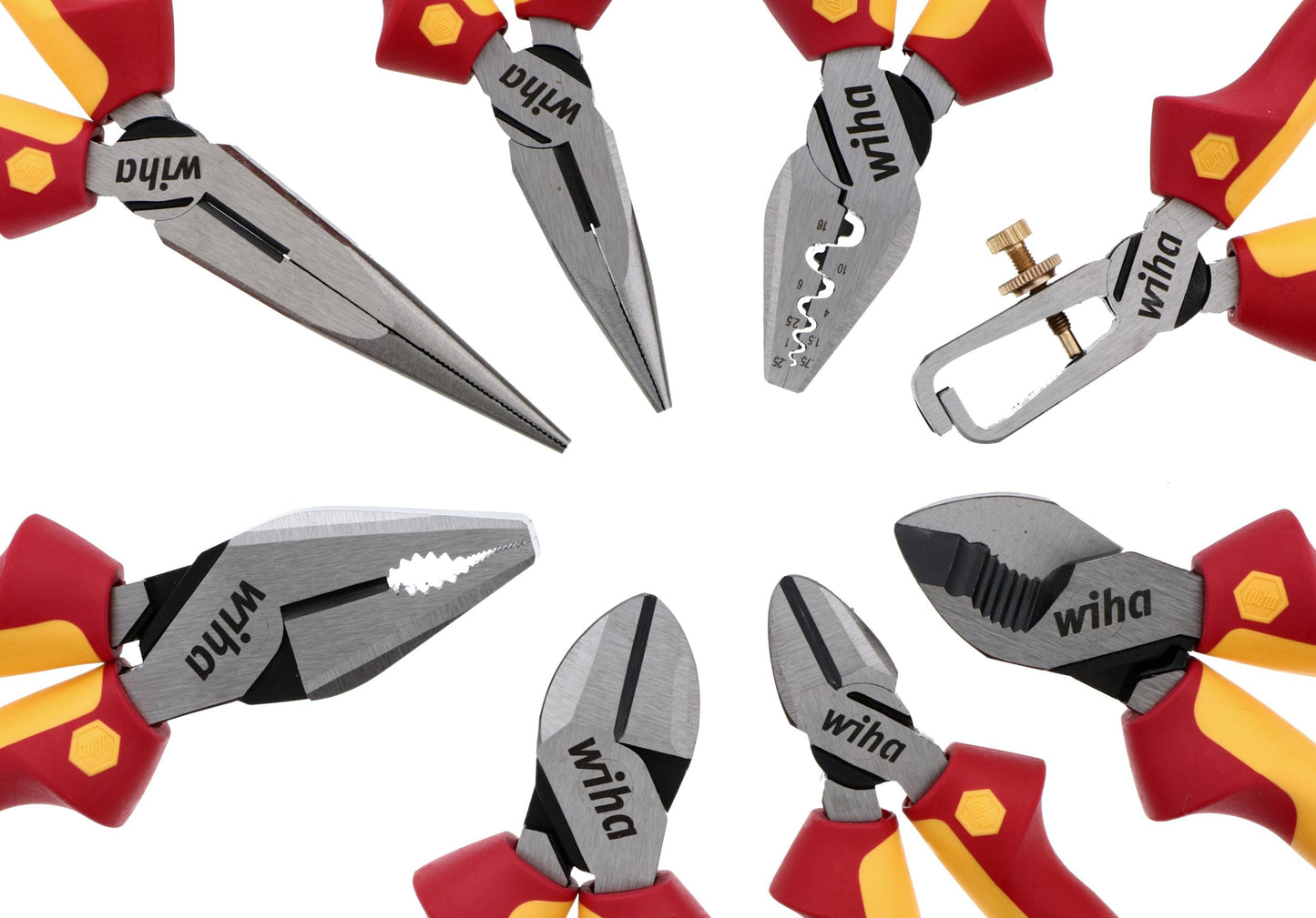 Wiha 32987 aislado alicates/tenazas Industrial, 8 piezas)