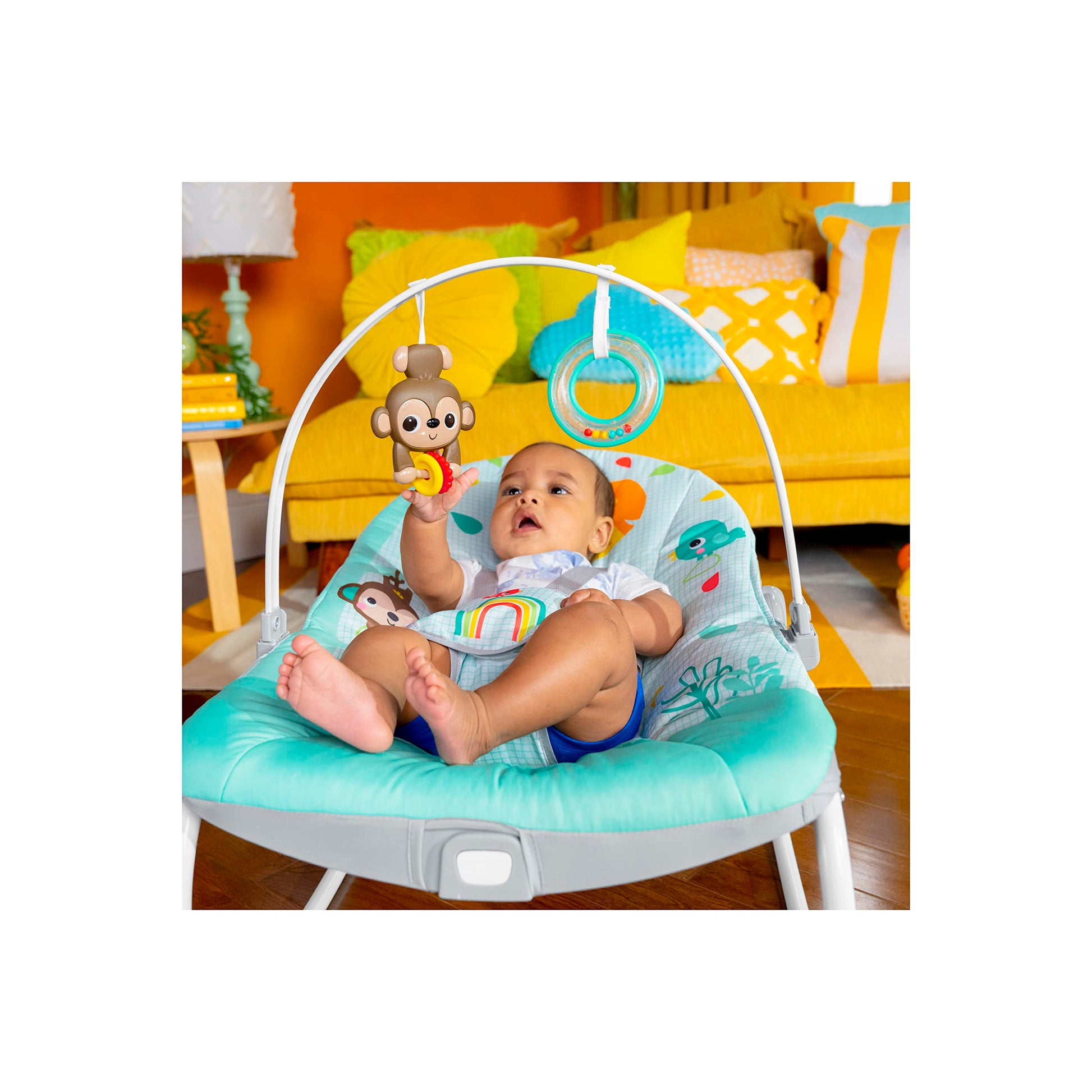 Bright Starts Silla Mecedora y Asiento Plegable para Bebés