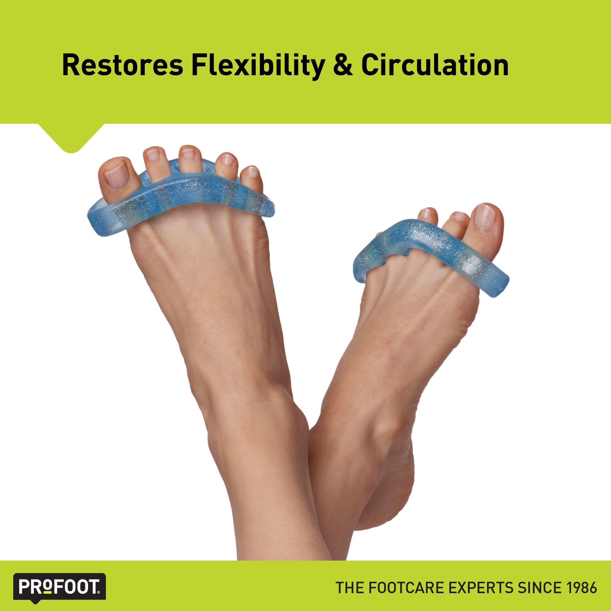 Relajantes para Dedos del Pie Profoot Flex-tastic Ajustables 2 Unidades