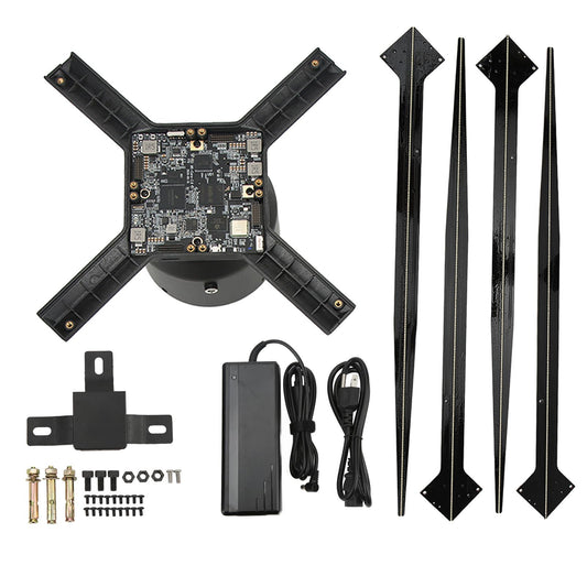 Máquina de Proyección Holográfica 3D, AC 100‑240V Ventilador de Proyección Holográfica 3D de Alta Resolución de 100 Cm para Hotel (Enchufe de EE. UU.)