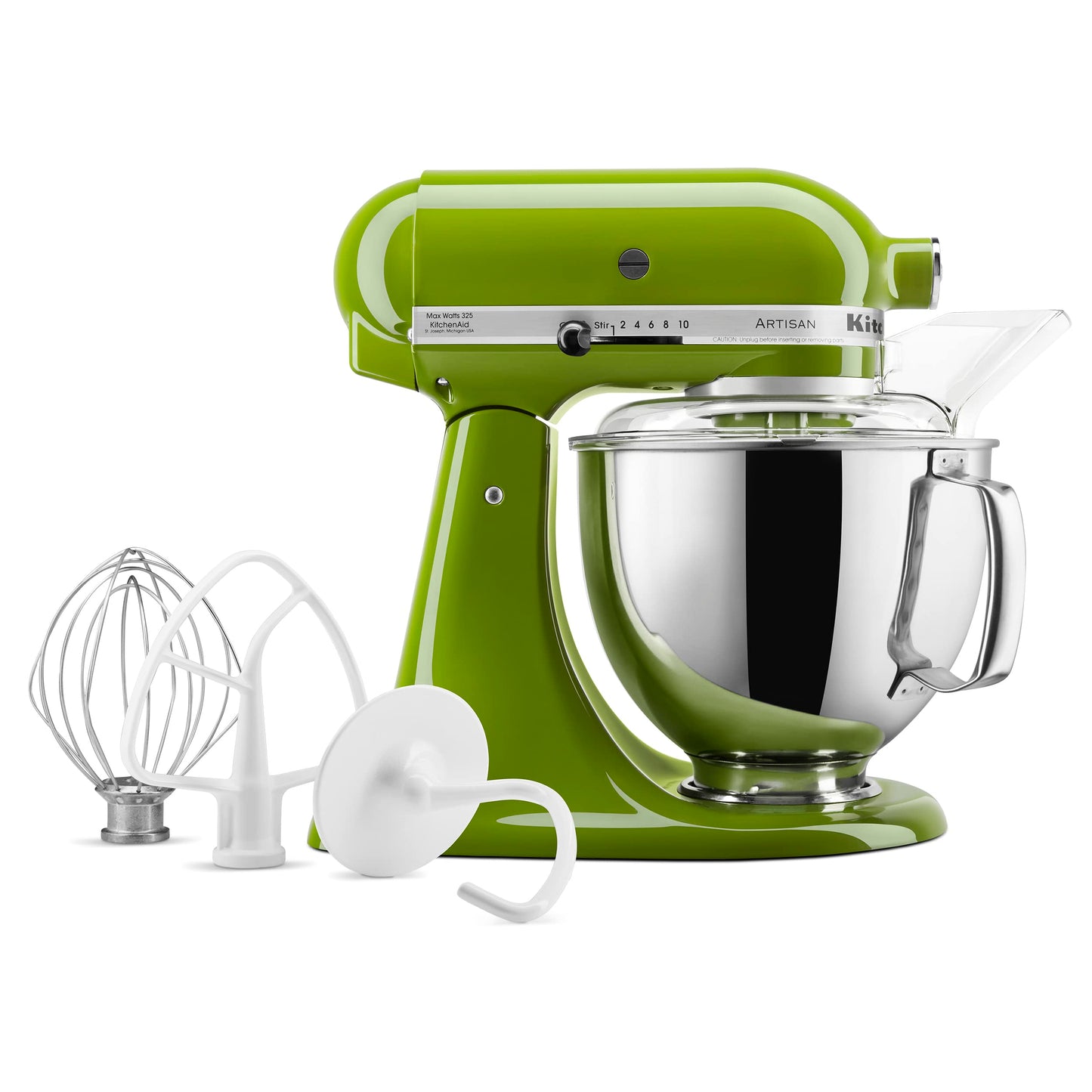 KitchenAid KSM150PSMA Artisan Series Mezclador de pie de cabeza inclinable de 5 cuartos de galón, Matcha