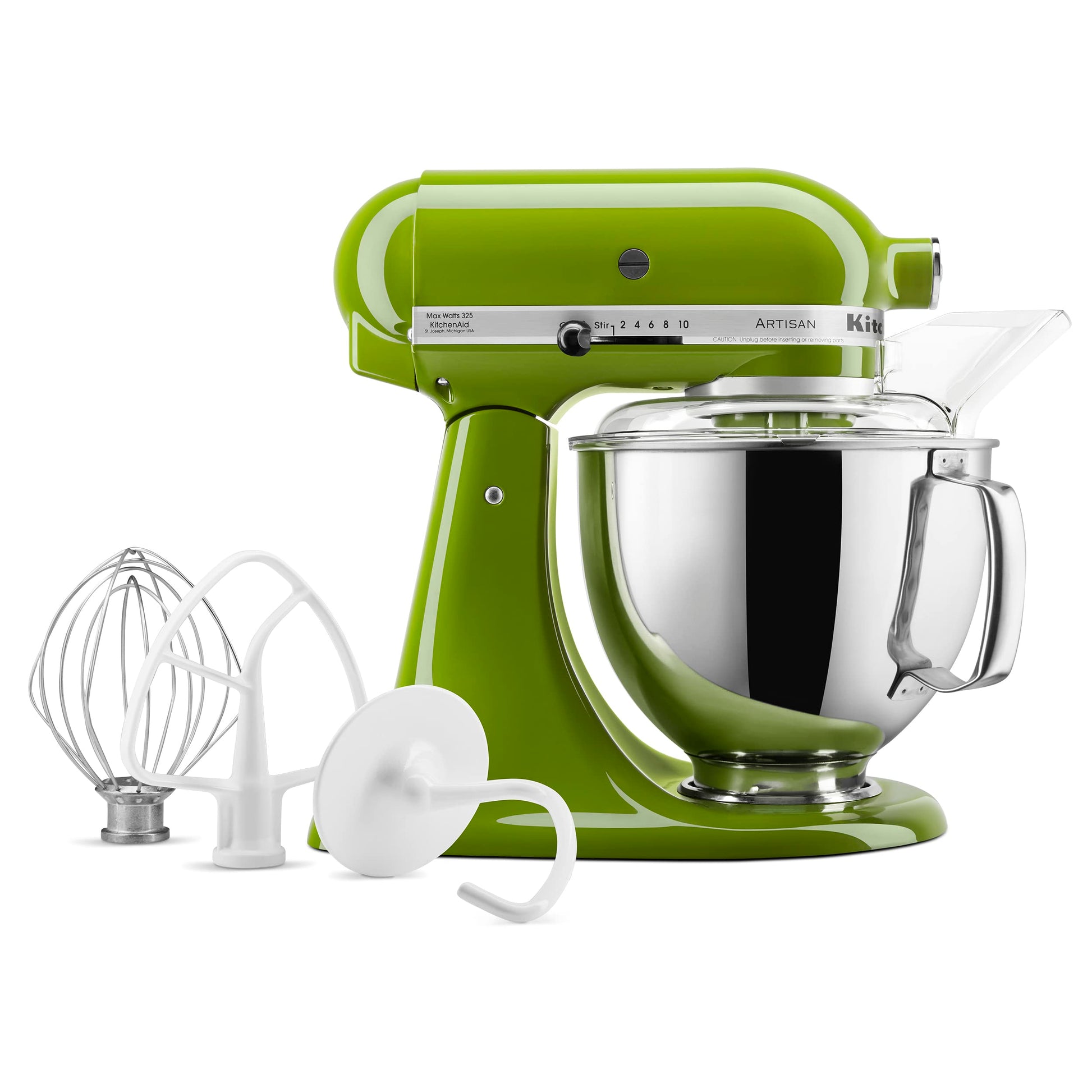 KitchenAid KSM150PSMA Artisan Series Mezclador de pie de cabeza inclinable de 5 cuartos de galón, Matcha