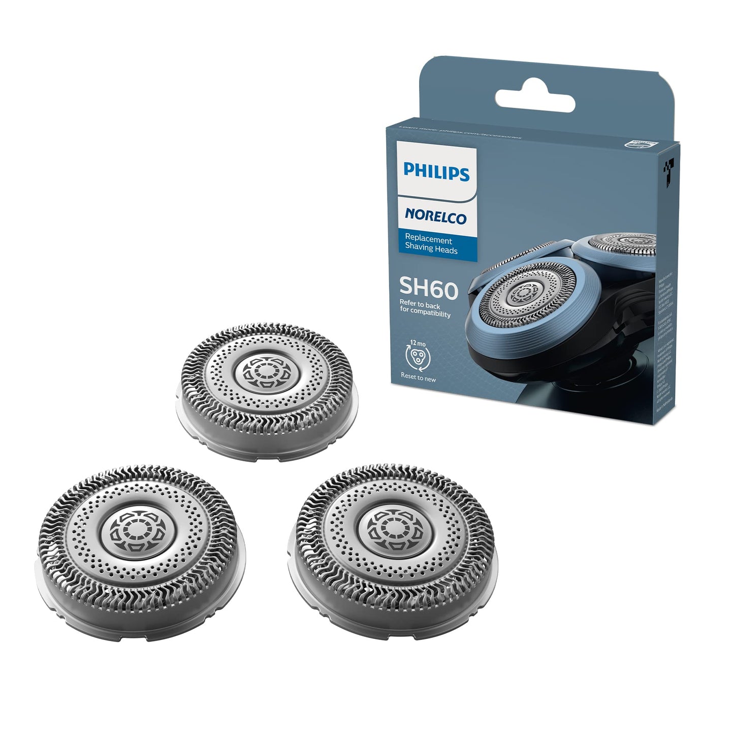 Philips Norelco Replacement Head for Series 6000 Shavers, SH60/72