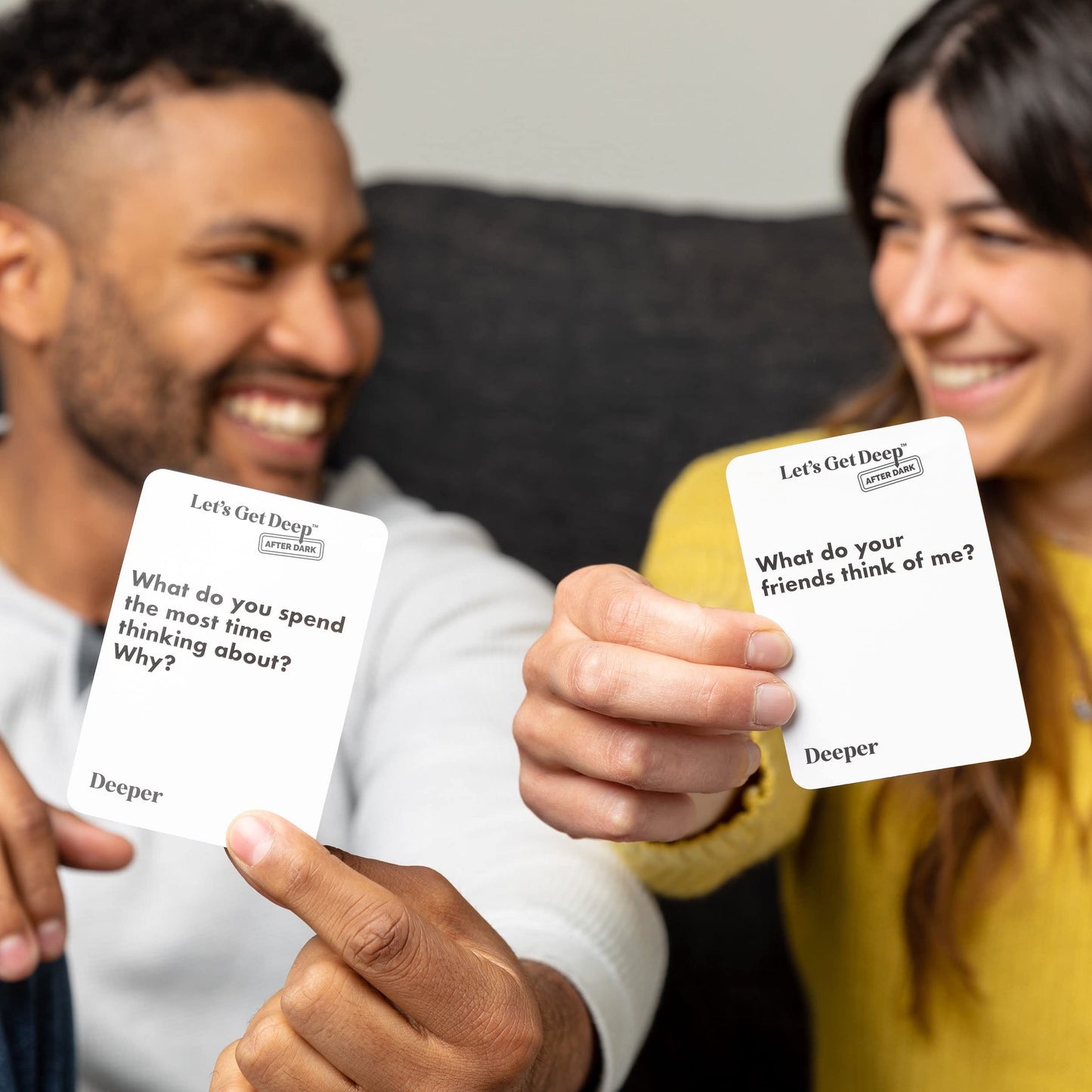Let's Get Deep: After Dark Expansion Pack – Designed to be Added to Let's Get Deep Core Party Game – The Relationship Game Full of Questions for Couples