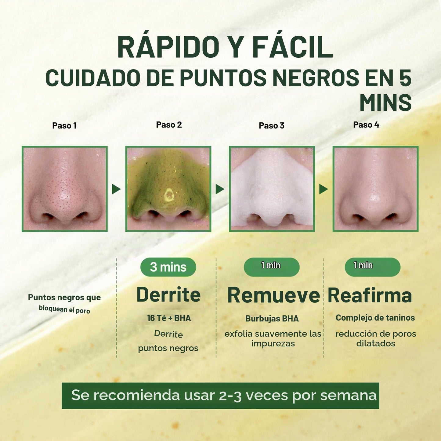 SOME BY MI Bye Bye Blackhead 30 Days Miracle Green Teal Tox Bubble Cleanser, 120 g (4.23 oz), limpieza de poros, iluminador, complejo de tanino, limpieza profunda suave, ingredientes naturales, restauración del equilibrio de la piel