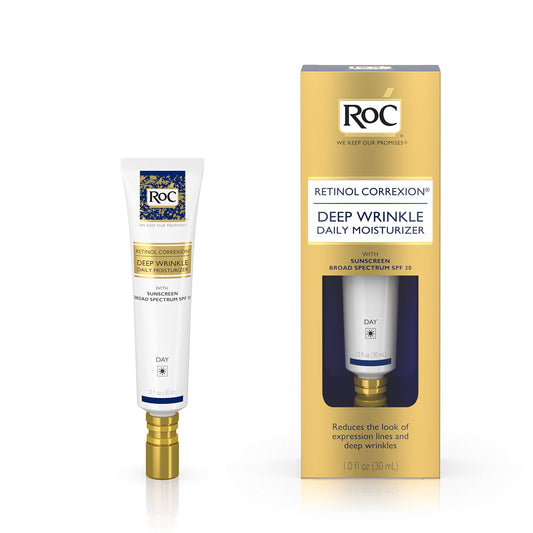 Roc Retinol Correxion Deep Wrinkle Daily Moisturizer, SPF 30, 1.0 Ounce Tube