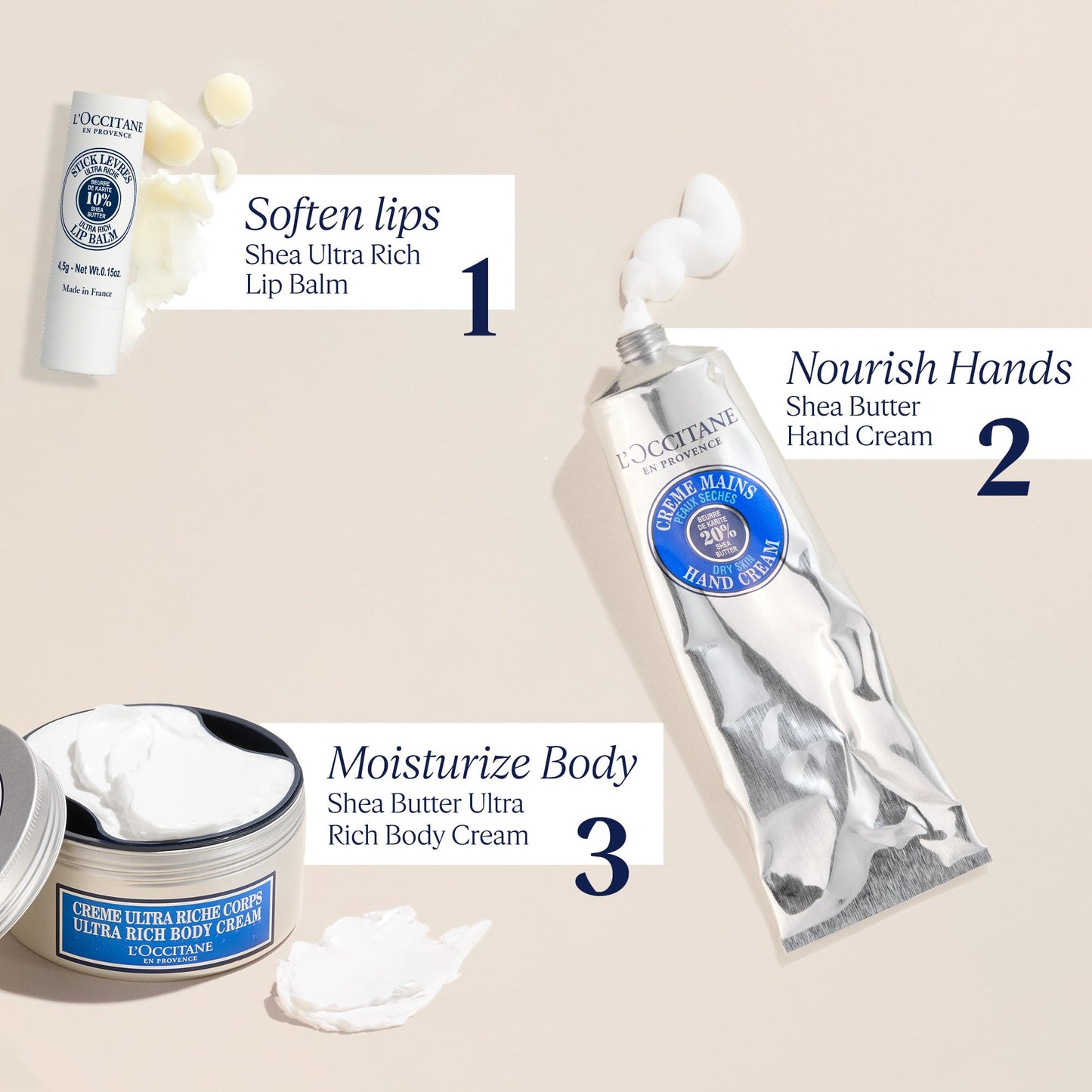 Loccitane Shea butter lip balm stick
