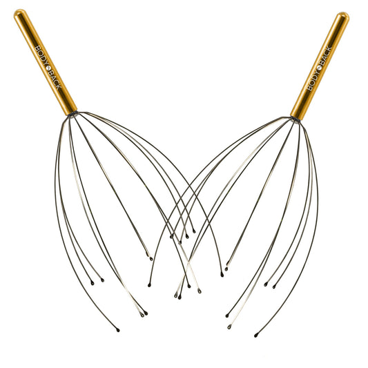 Masajeador del Cuero Cabelludo (Colores Variados Paquetes de 2), Masajeador de Cabeza para Aliviar el Estrés, Rascadores de Cabeza