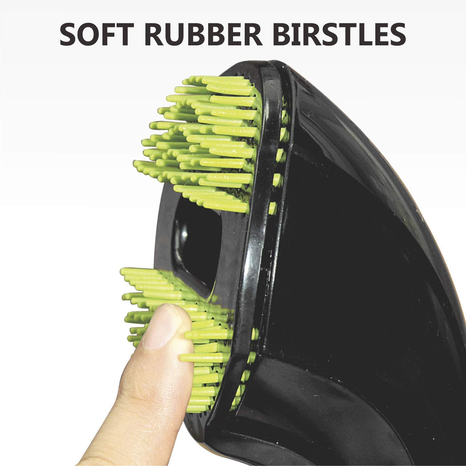 Gforest Cepillo de aseo al vacío para mascotas, kit de herramientas de fijación para eliminar el pelo para perros y gatos (negro)