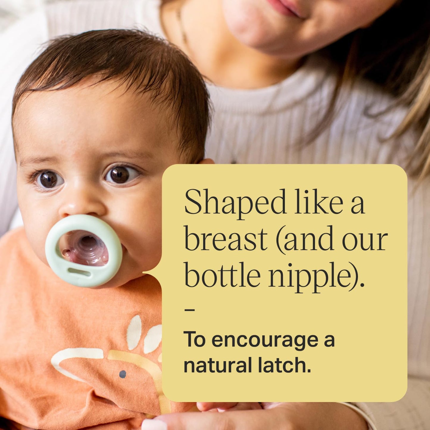 Chupón Tommee Tippee Multicolor Textura Similar a la Piel para Bebés de 0 a 6 Meses