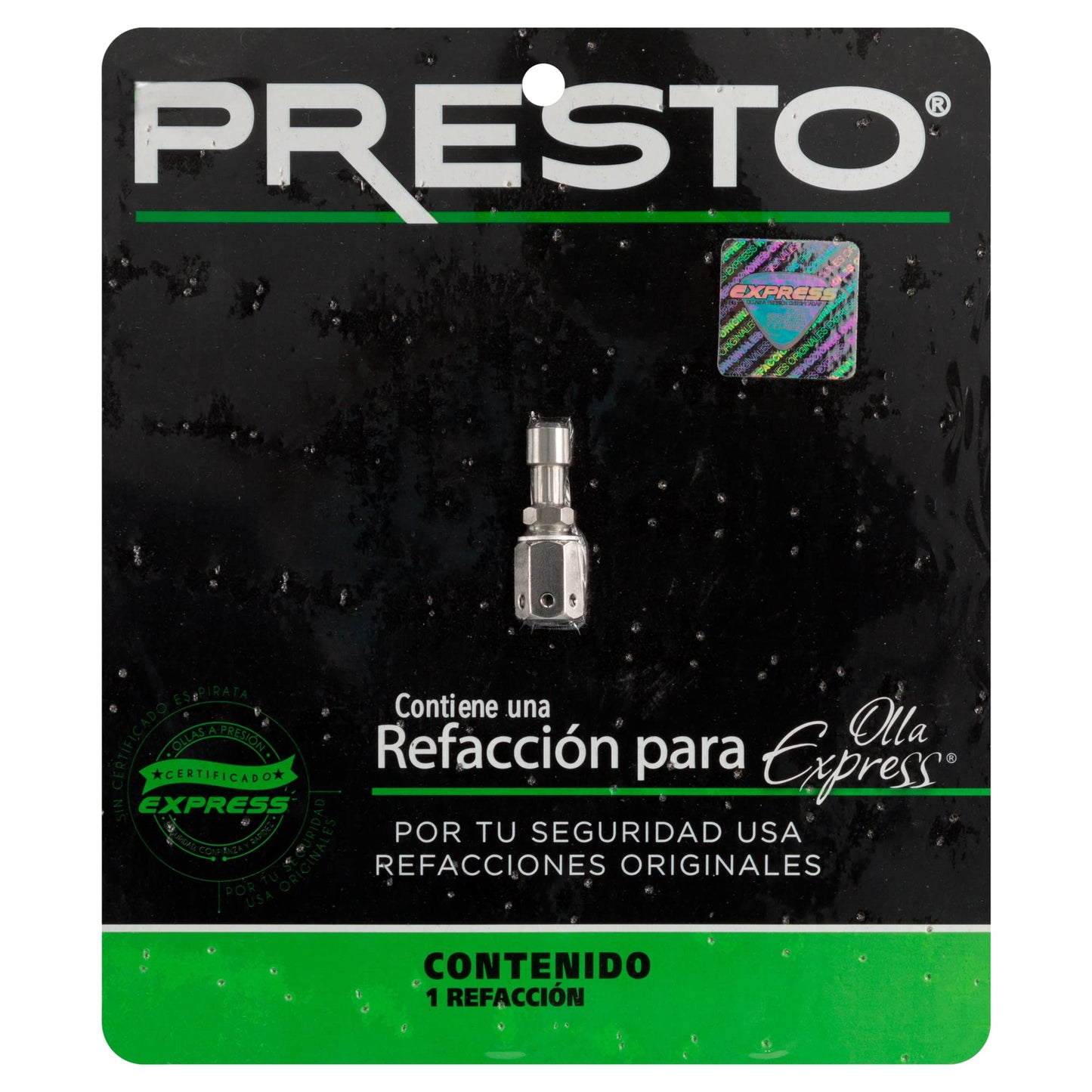 Tubo de Escape de Presión Presto Aluminio Negro 17 y 21L