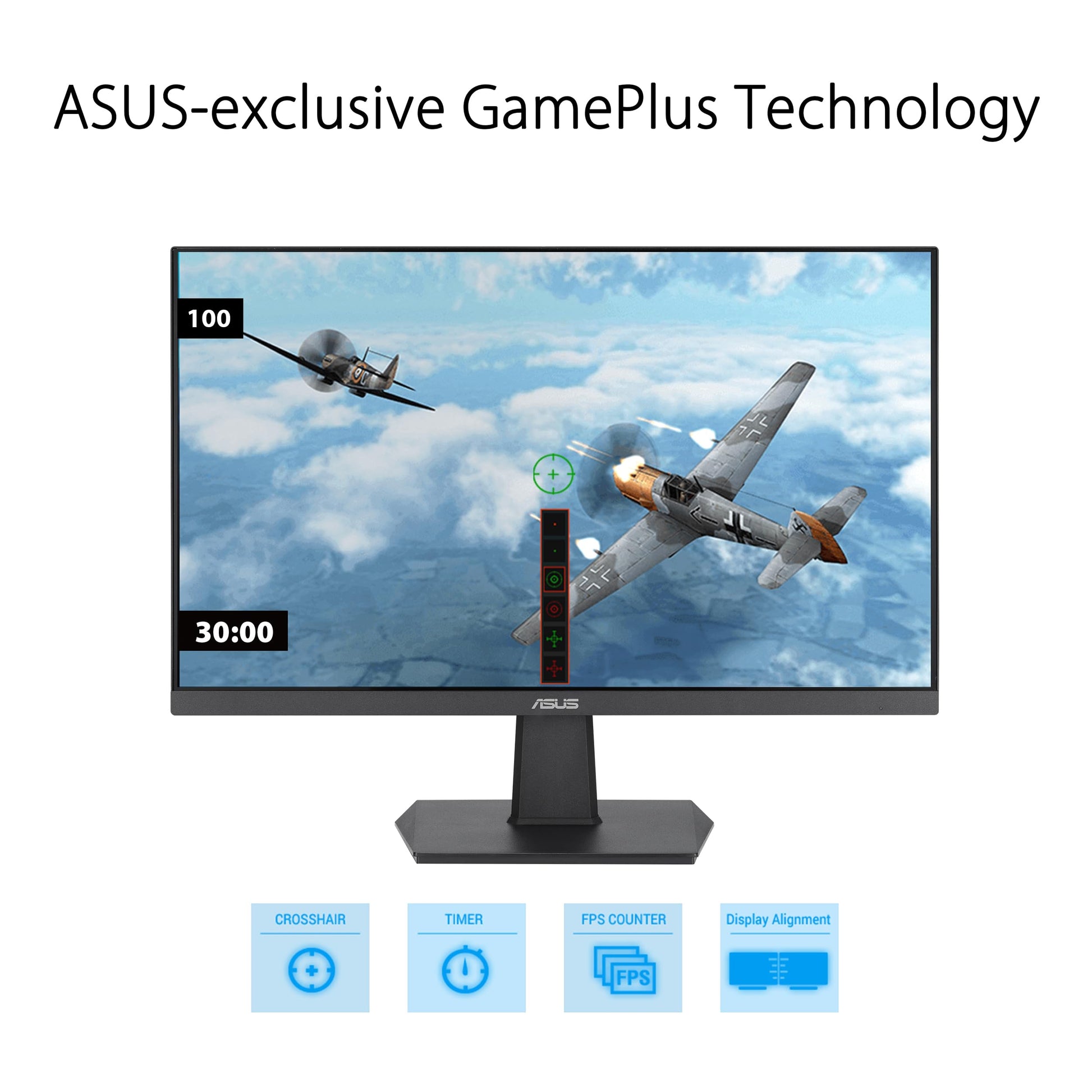 Asus Monitor Eye Care VA27EHF, 27 Pulgadas, IPS, Full HD, sin Marco, 100Hz, Adaptive-Sync, 1ms MPRT, HDMI, Low Blue Light, Flicker Free, Montaje en Pared