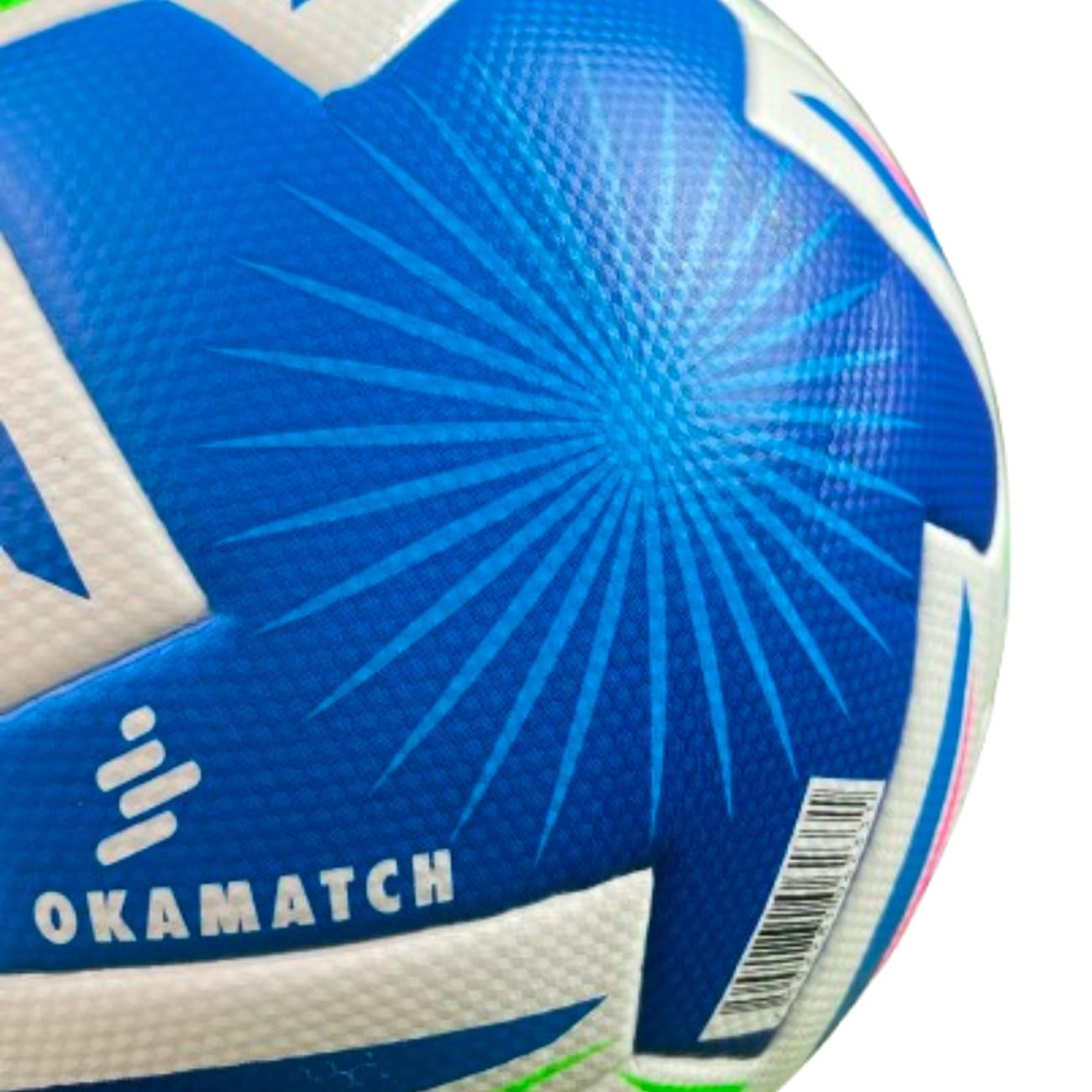 Balón de Fútbol OKA SPORTS Azul Termoformado Premium Oficial Texturizado 4