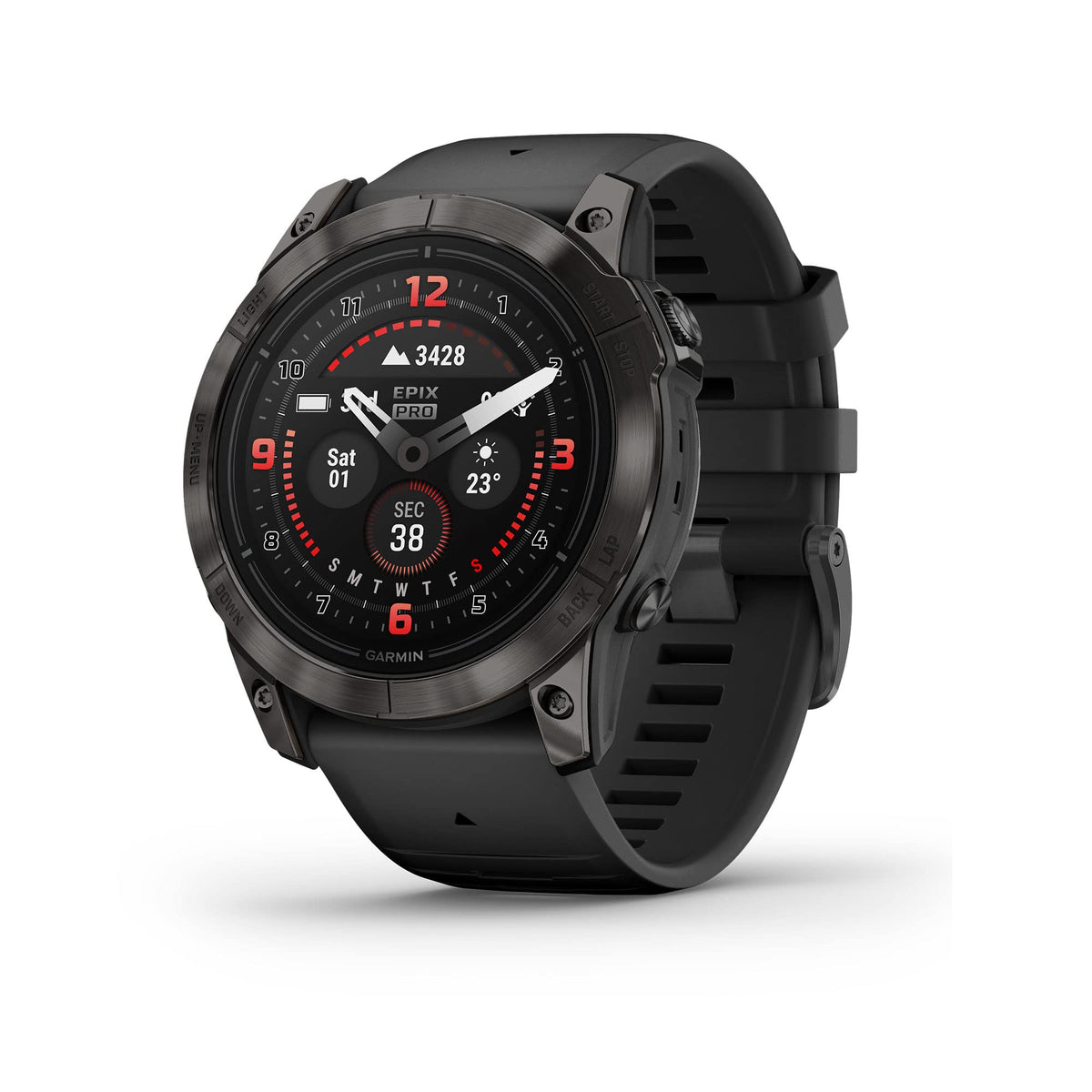 Reloj Inteligente Garmin Epix Pro Zafiro Gris Carbón Negro 51 mm