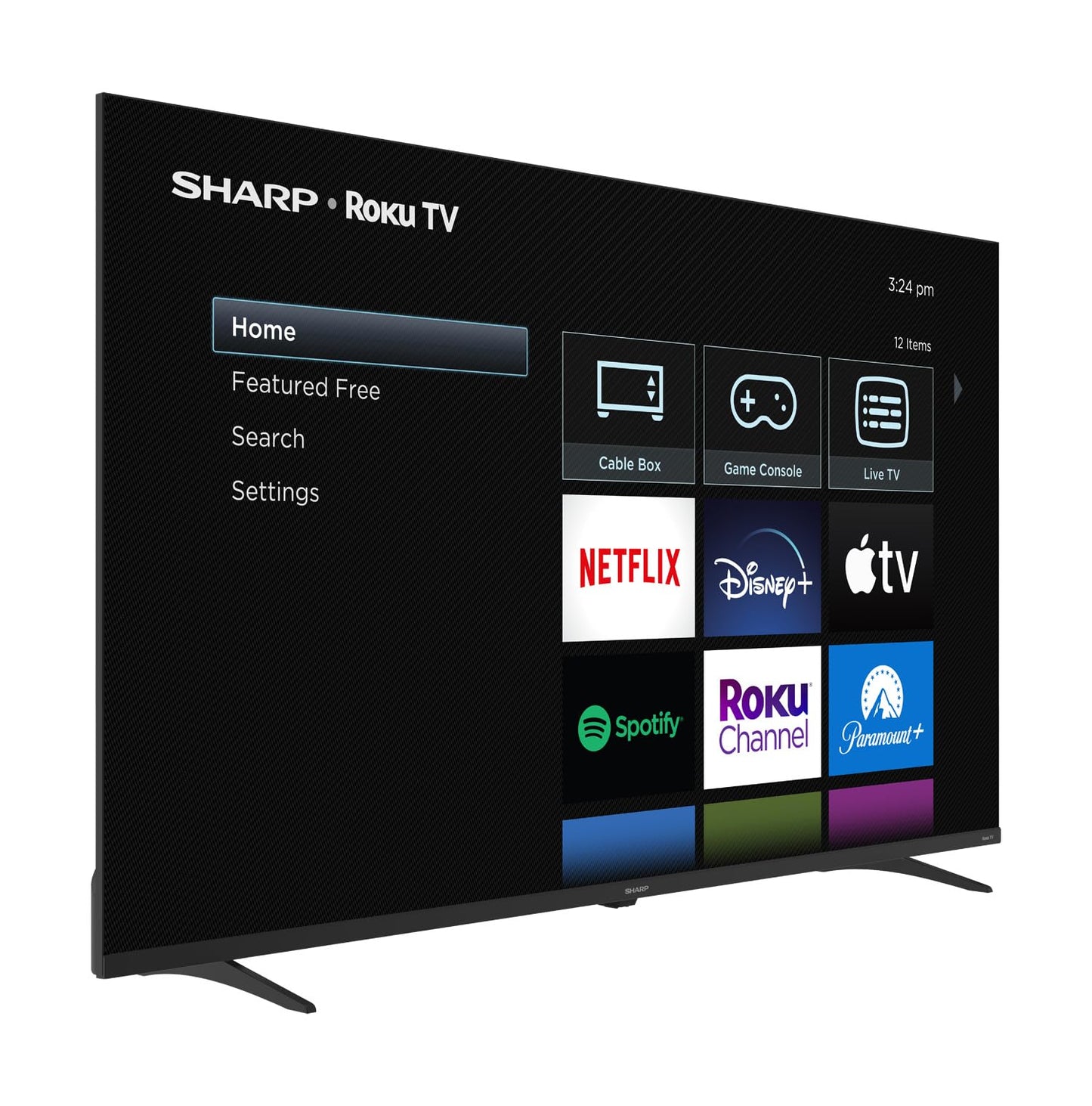 Sharp 4K Smart LED TV de 50" - Roku TV con WiFi