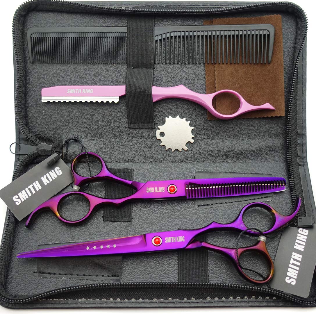 Juego de tijeras profesionales de corte de pelo de 6,0/17,8 cm con Razor
