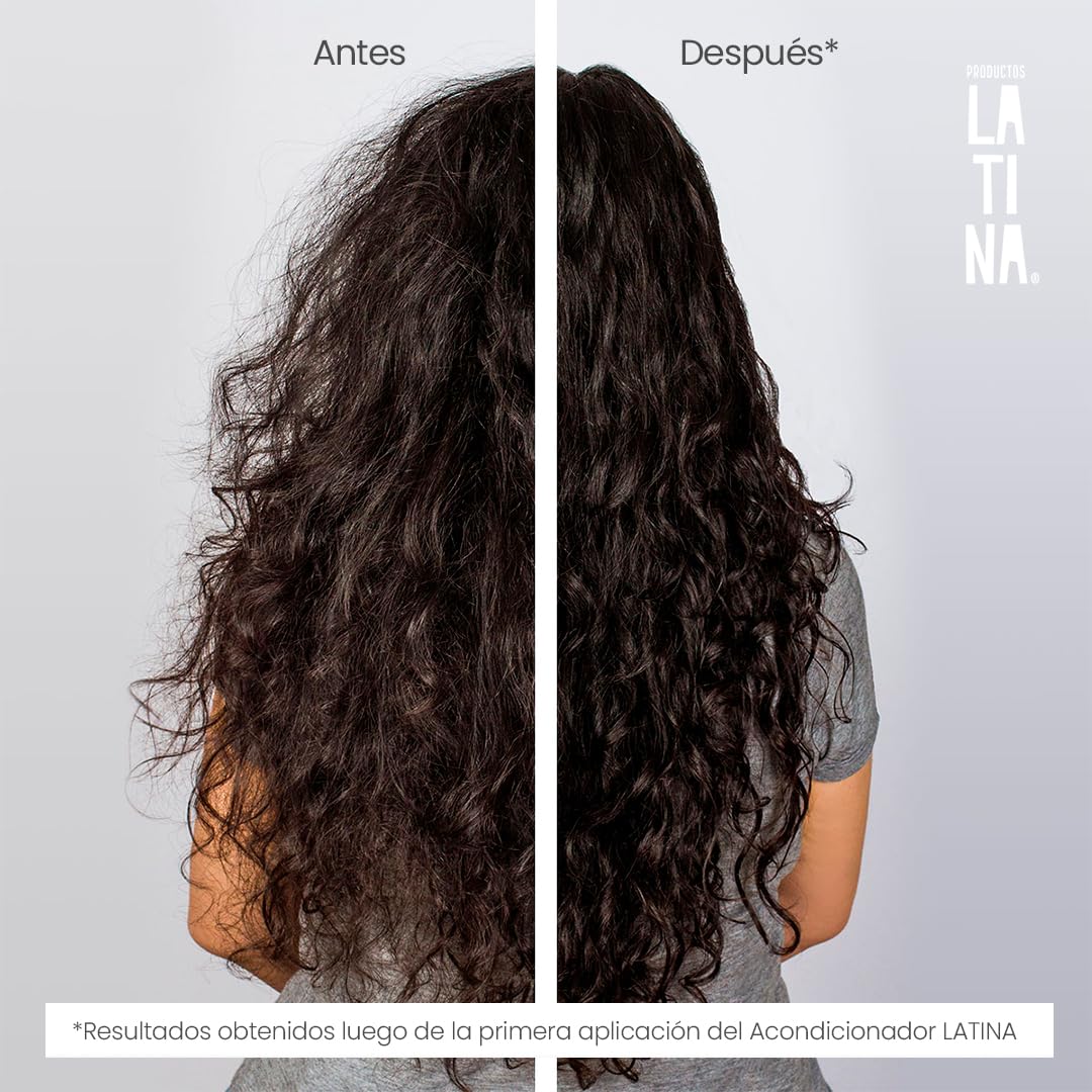LATINA® | Acondicionador Nutri-Reparador | Acondicionador Cacao | Belleza Mujer - Tratamiento para Cabello Maltratado | 300ml