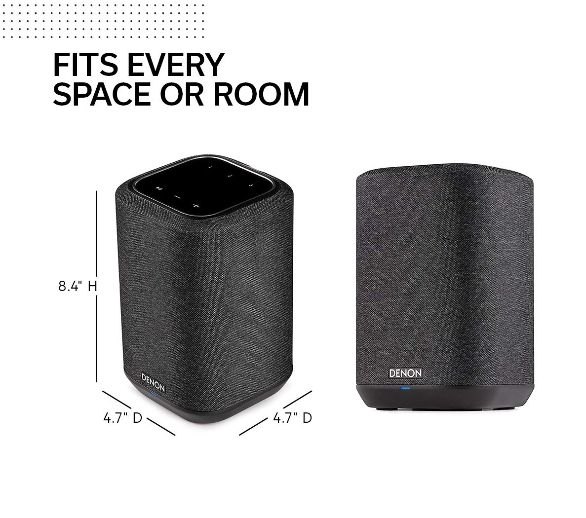Denon Bocinas Inalambricas, Negro