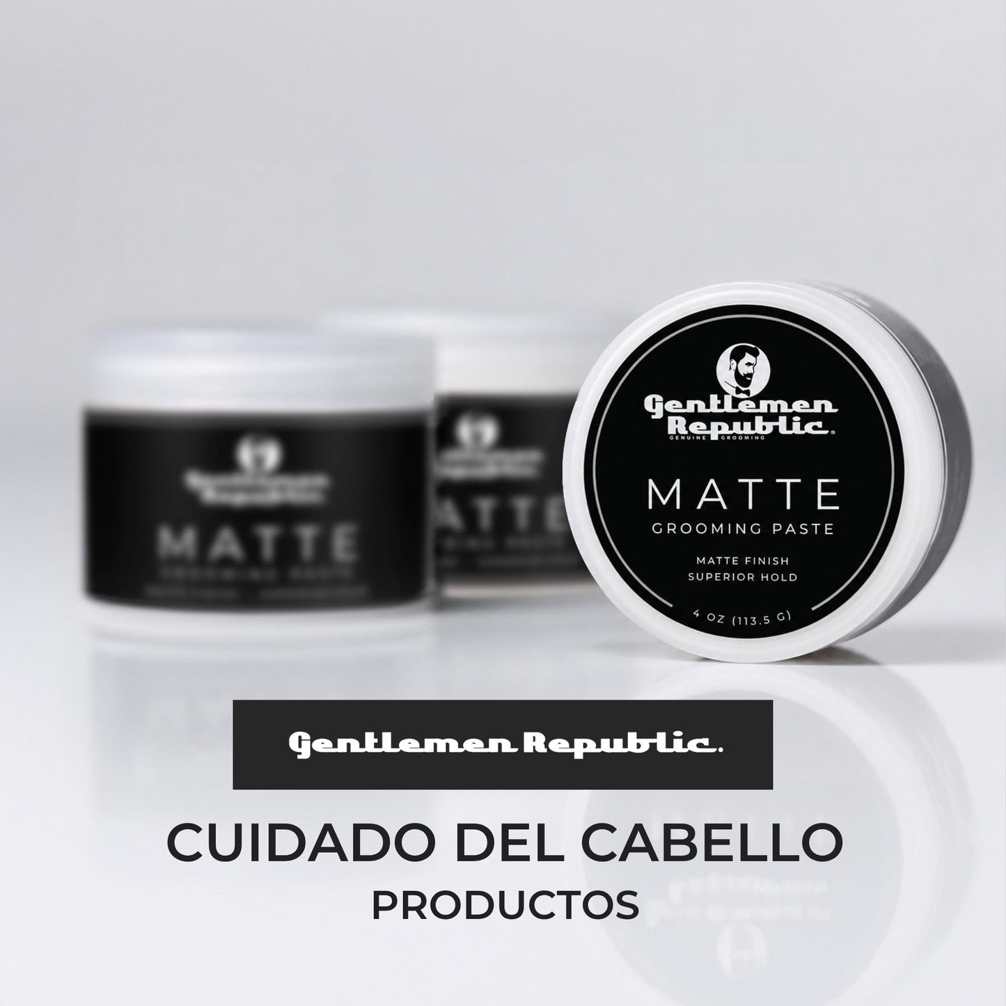Gentlemen Republic Matte Grooming Paste Genuine Grooming for Men - 4 oz