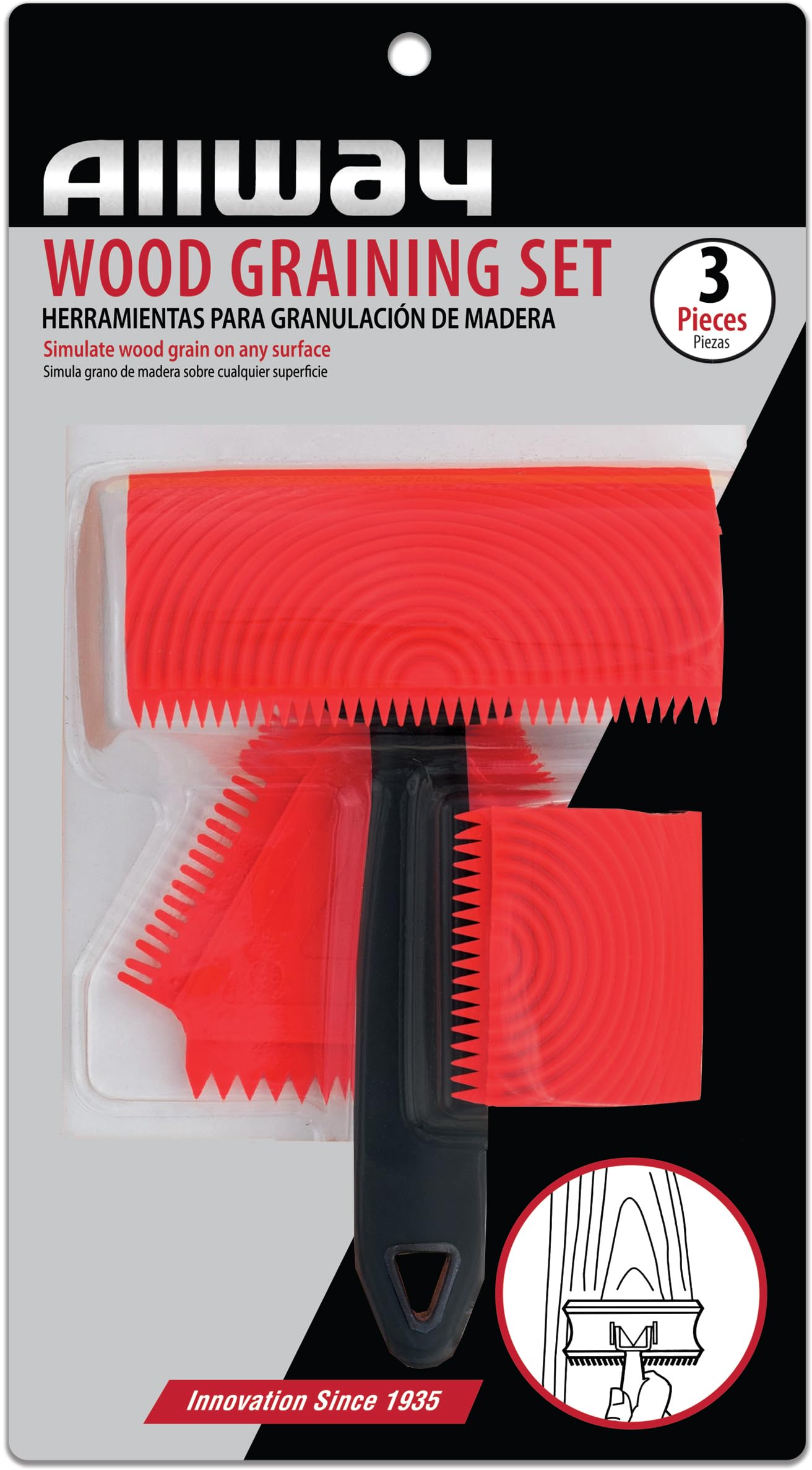 Juego de Herramientas Allway GT3 Graining 3 Piezas