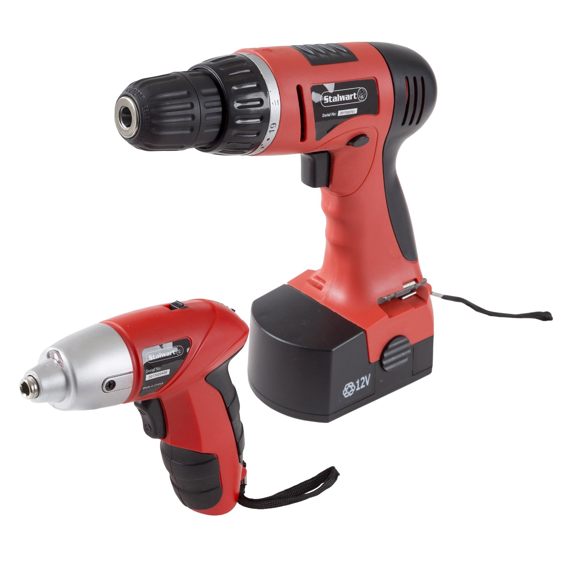 Stalwart 75-10601 Cordless Drill and Driver Combo, 74 Piece