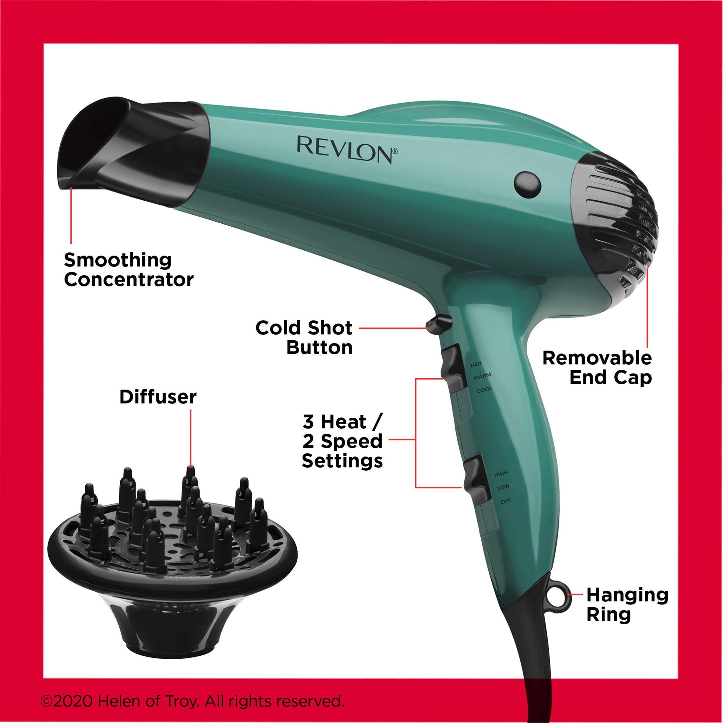 Secador de Cabello Revlon 1875W Volume Booster