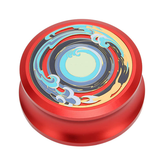 Estabilizador de Disco Luqeeg Rojo Aluminio de Aviación Latón Metal