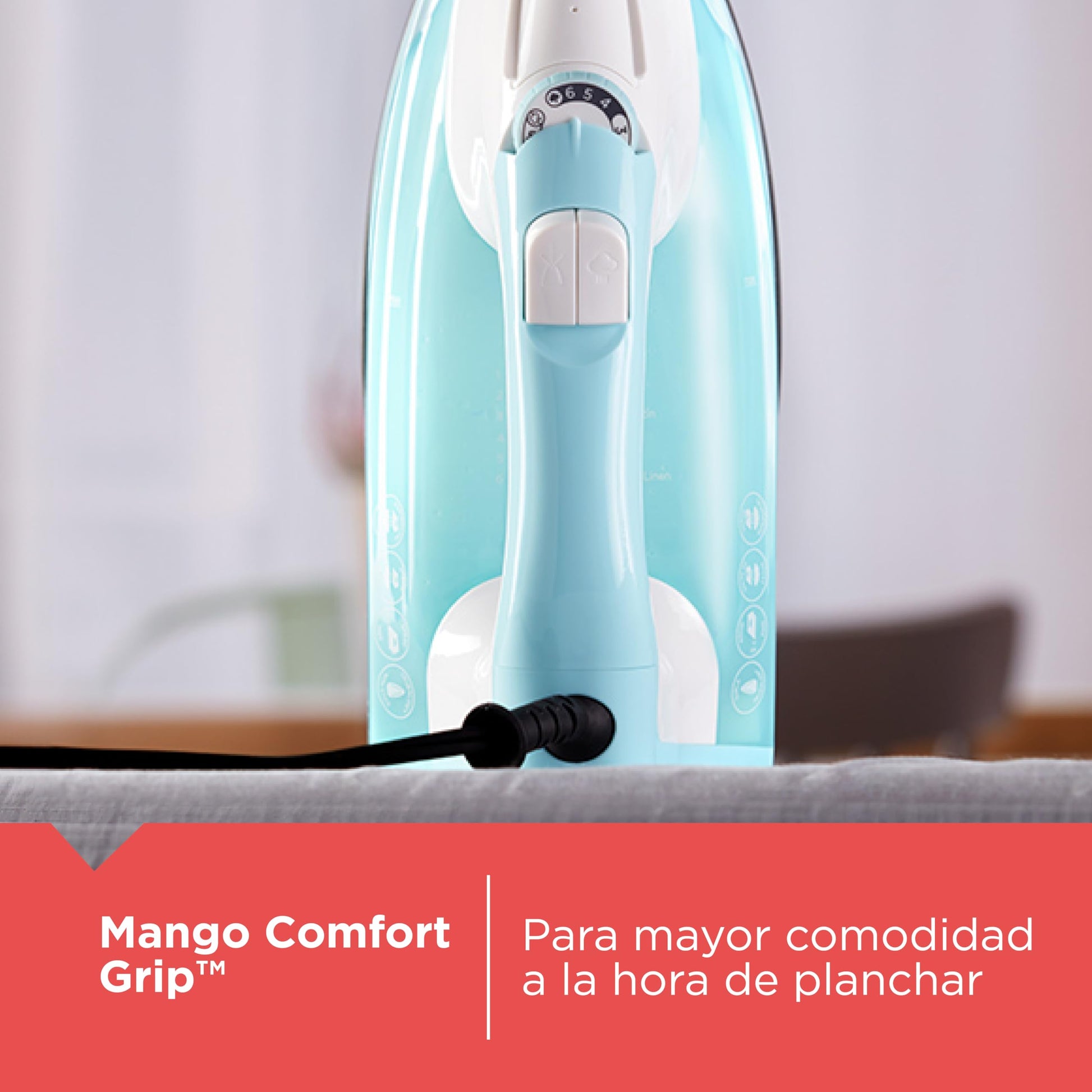 Black+Decker Plancha de Vapor Light 'N Easy 1200W con Regulación Automática de Vapor y Cable Giratorio 360°, IR1845
