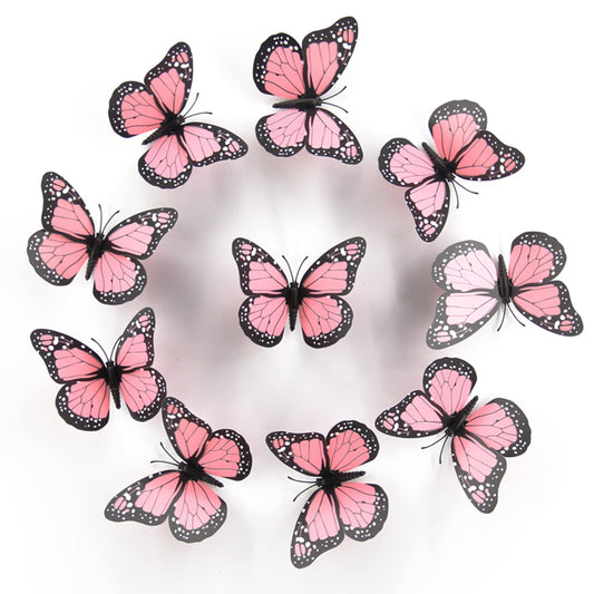 Pegatinas de Pared con Mariposas 3D Artificiales Decoración Magnética para Habitación y Fiesta
