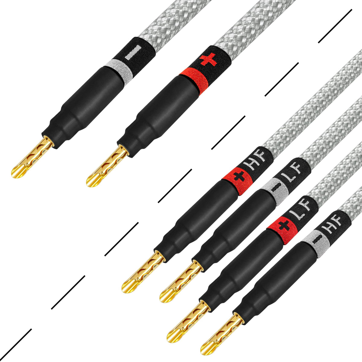 Cable de Altavoz WORLDS BEST CABLES 7 AWG ultra puro bi-cable Plateado
