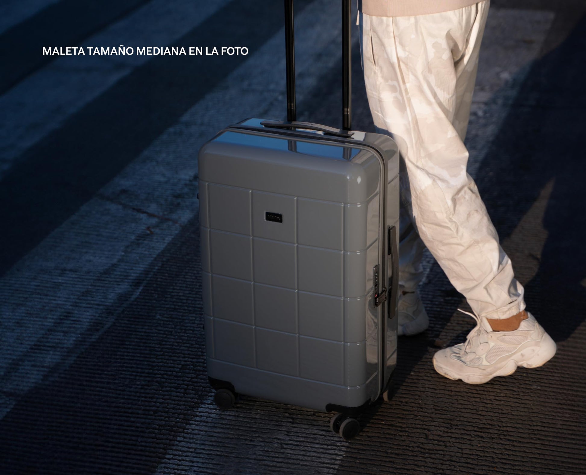 Mappa Lite - Maleta de Viaje Rígida y Ligera con 3 Años de Garantía, Hecha de Makrolon y ABS, 4 Ruedas Giratorias 360 con Tecnología Japonesa Hinomoto, Candado TSA, Correas Ajustables