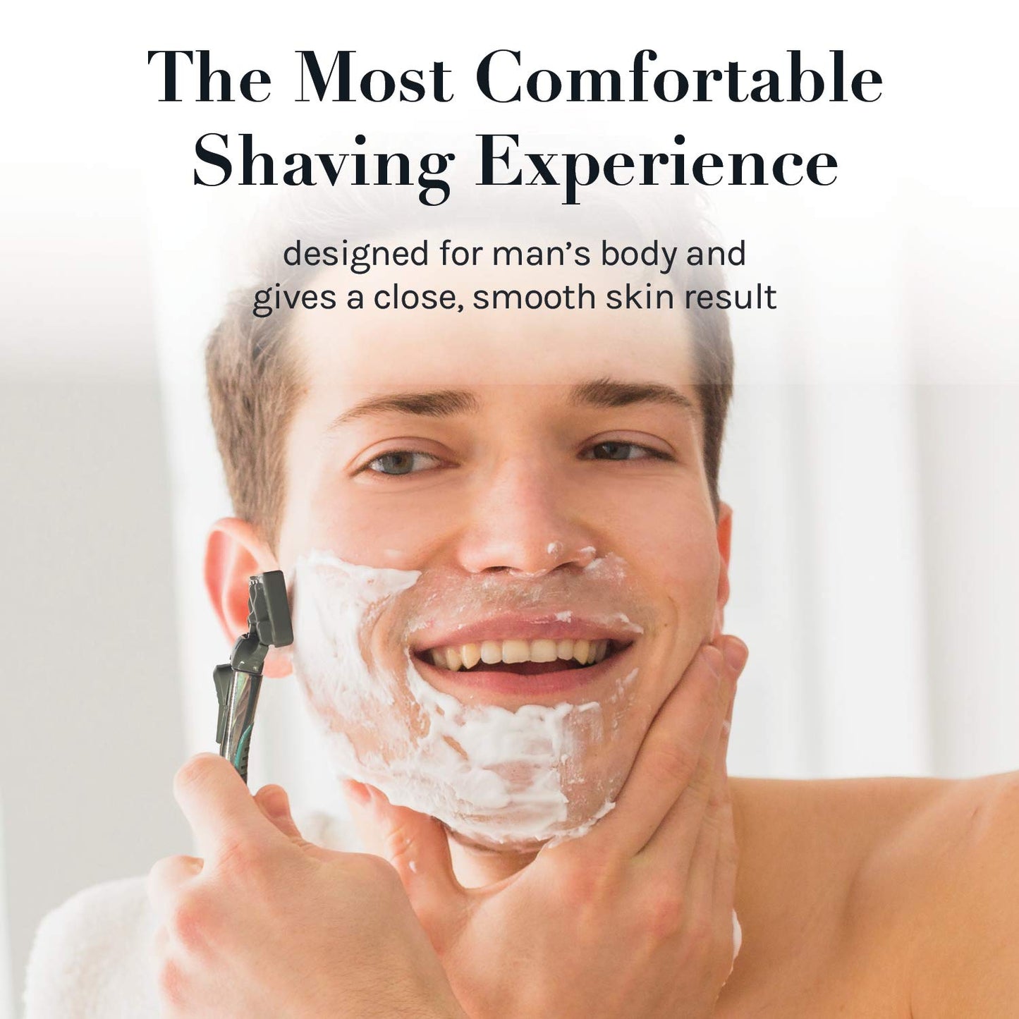 AOA Studio Cuchillas de afeitar para hombre, 8 recambios