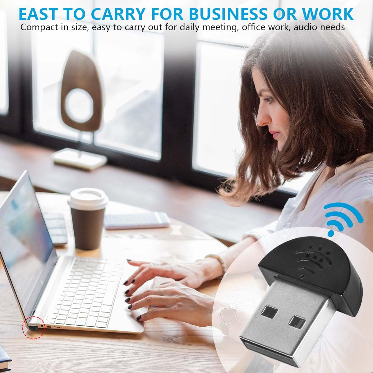 igoolee 2 Pcs USB 2.0 Mini Micrófono, grabación de portátil PC de computadora/plug and play para Skype, MSN, Yahoo, YouTube, Google búsqueda por voz y juegos