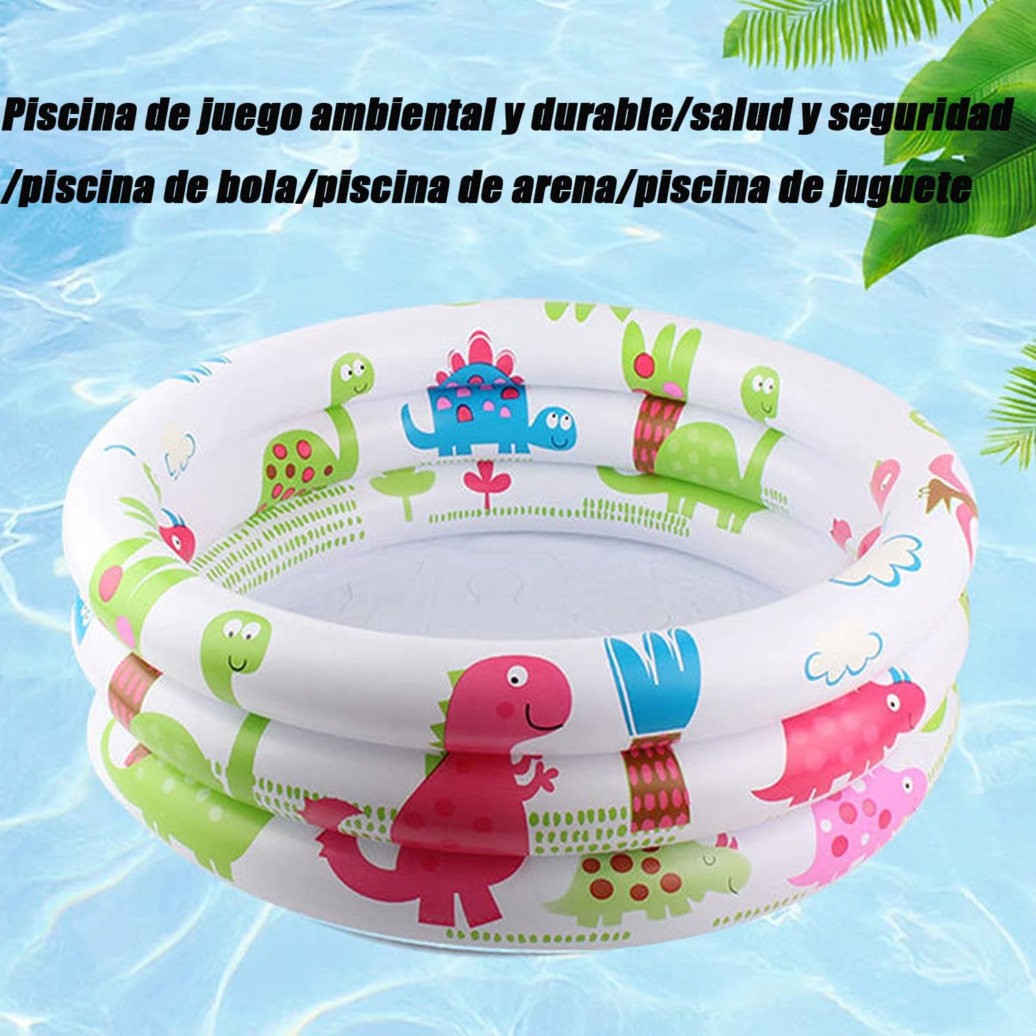 MADELALU Alberca Inflable para Niños, 90cm Piscina Inflable Alberca Infantil Piscina De Agua para Niños, Fiesta Acuática Segura De Verano Tamaño