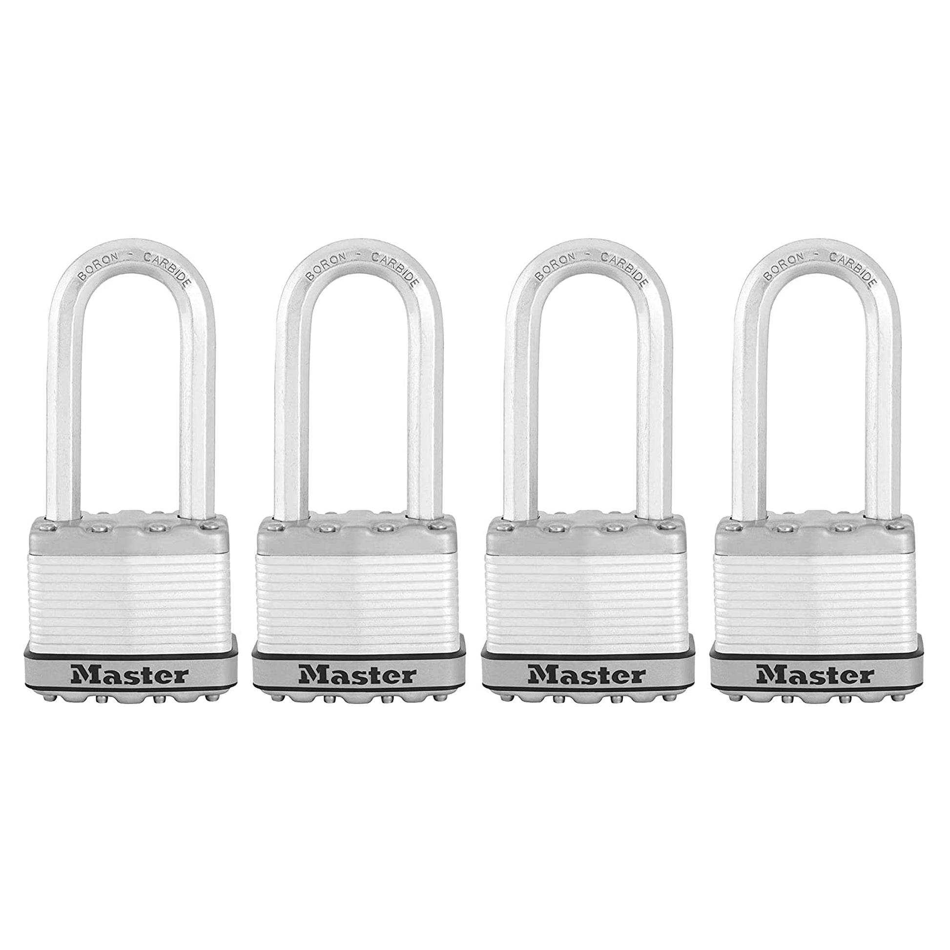 Candado Master Lock Magnum Acero Laminado 2 Pulgadas Wide Paquete de 4 Llaves Iguales
