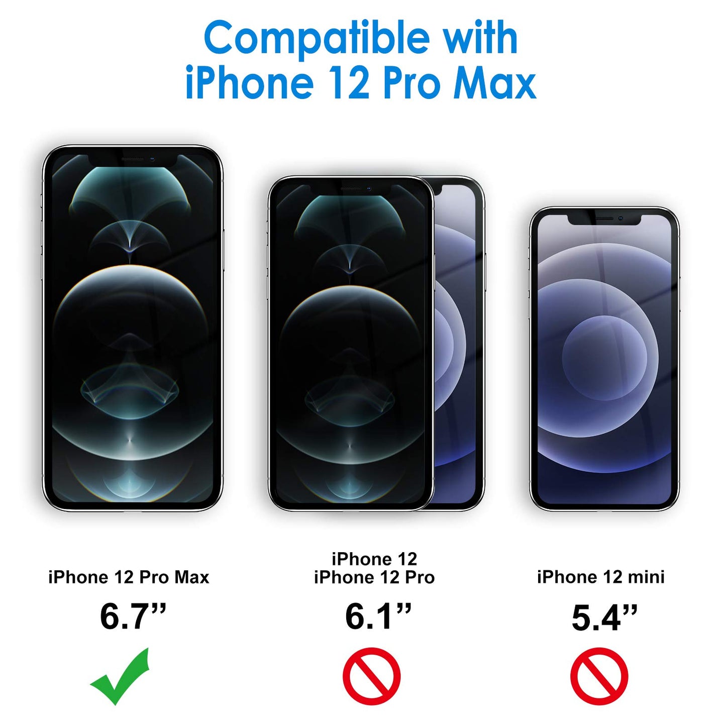 JETech Funda para iPhone 12 Pro MAX 6.7 Pulgadas, Anti-Amarillo Antigolpes Carcasa, Antiarañazos Respaldo Transparente (HD Clara)