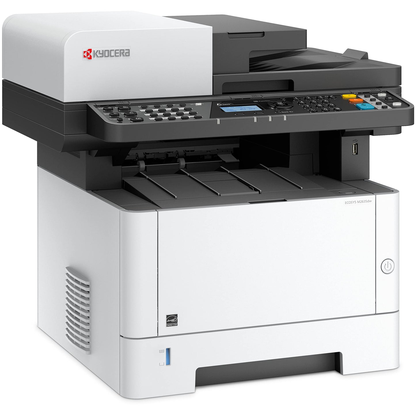 Kyocera IMPKYC340 Multifuncional Monocromático M2635Dw, Laser, 20000 Páginas por Mes, 37 Ppm, 1200 X 1200 dpi, 512 MB