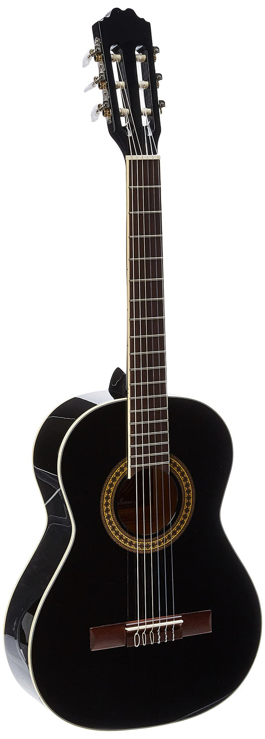 LA SEVILLANA Clásica A-23 BK Guitarra Acústica, Negro