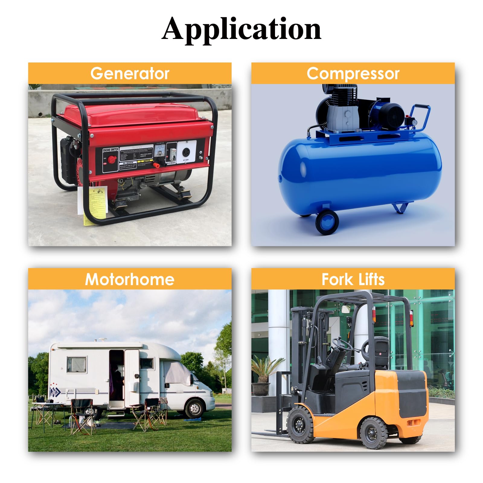 Jayron JR-HM004 Medidor de horas mecánico AC 110-250 V, sin batería, superficie de larga duración, diseño impermeable, fácil instalación para generador, compresor de aire, cortacésped, quitanieves