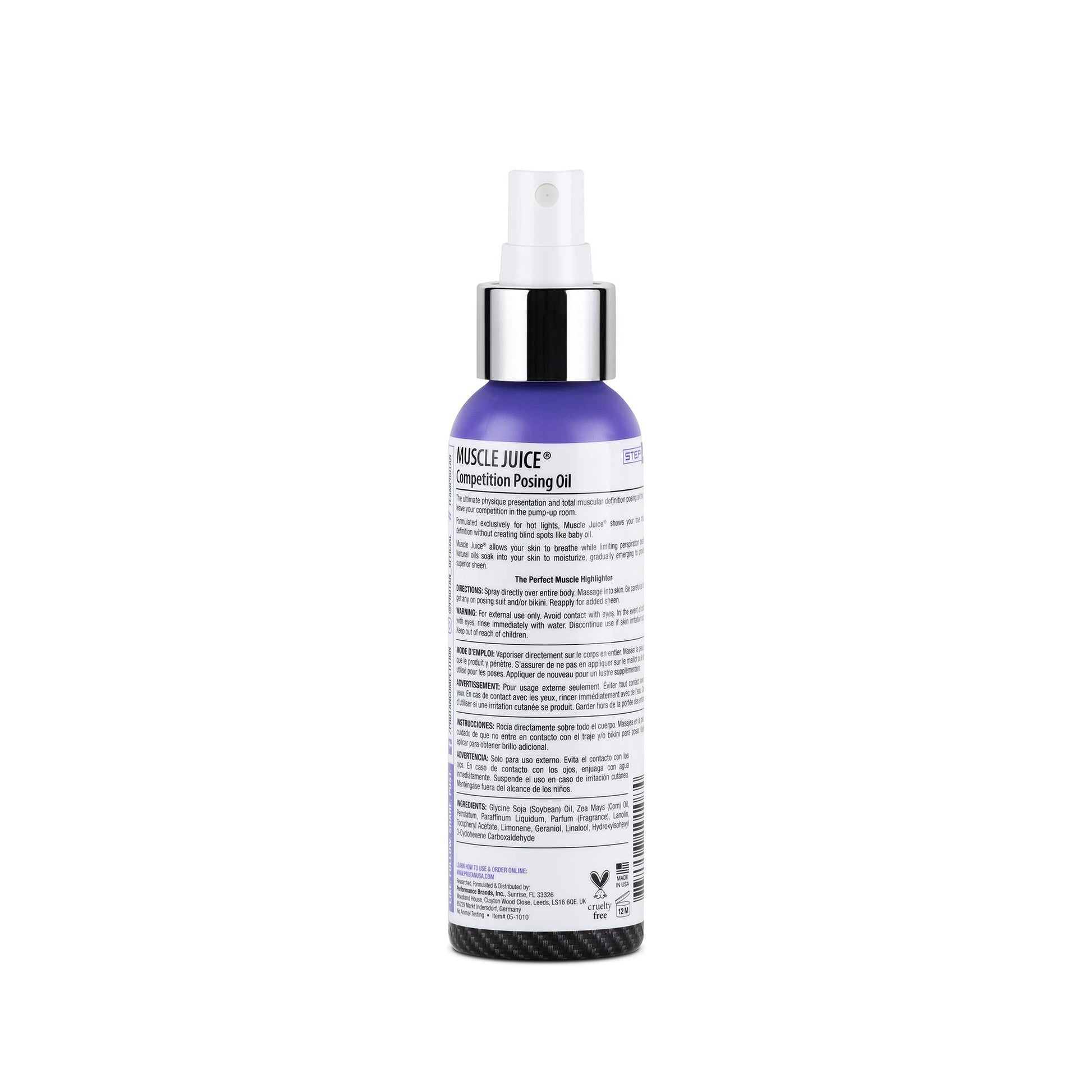 Muscle Juice Competition Posing Oil, Maximum Definition, 4 fl oz (118.5 ml)