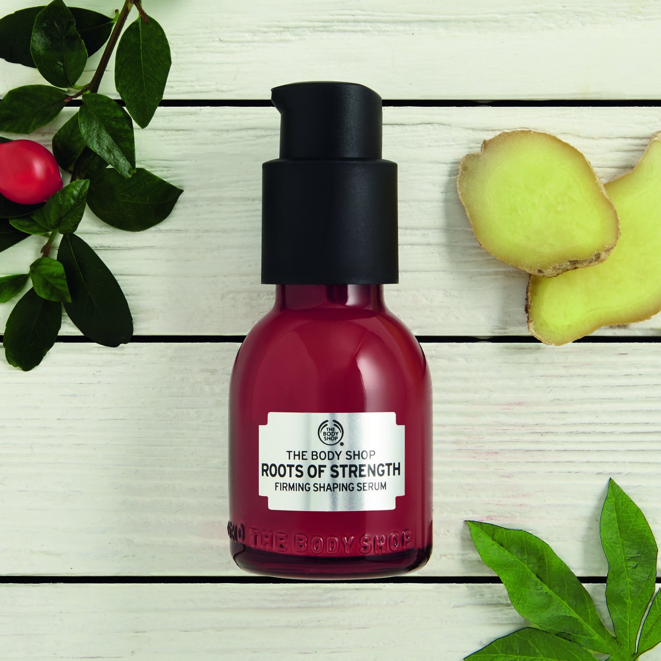 The Body Shop Roots of Strength Firming Shaping Serum, 1.0 Fluid Ounce