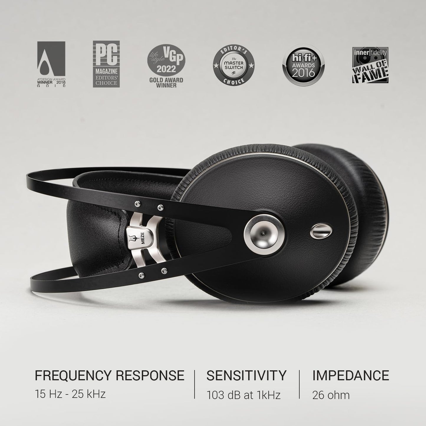 Auriculares Meze 99 Neo Negros con Micrófono y Diadema Autoajustable para Audiófilos